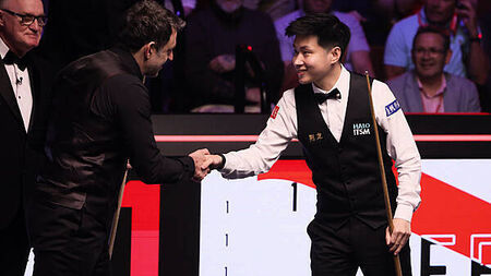Nothing to separate Ronnie O’Sullivan and Zhao Xintong after opening session