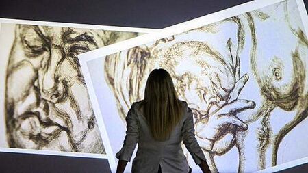 Free exhibition of 60 Lucian Freud sketches opens at Titanic Belfast