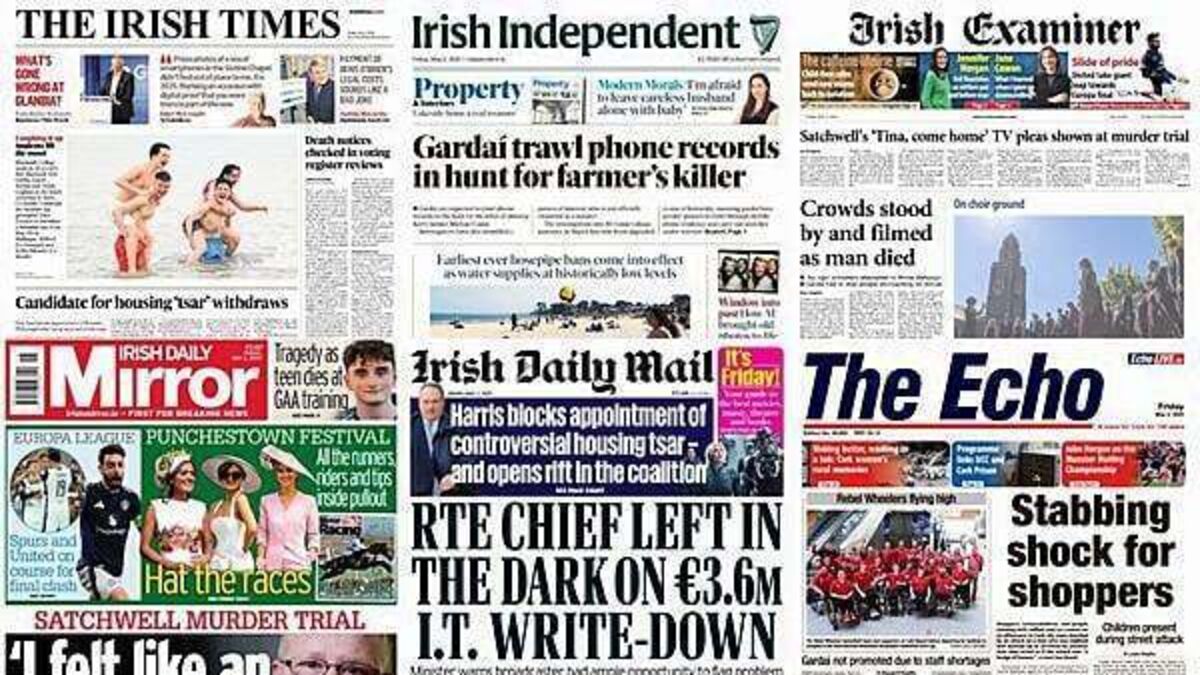 What the papers say: Friday's front pages