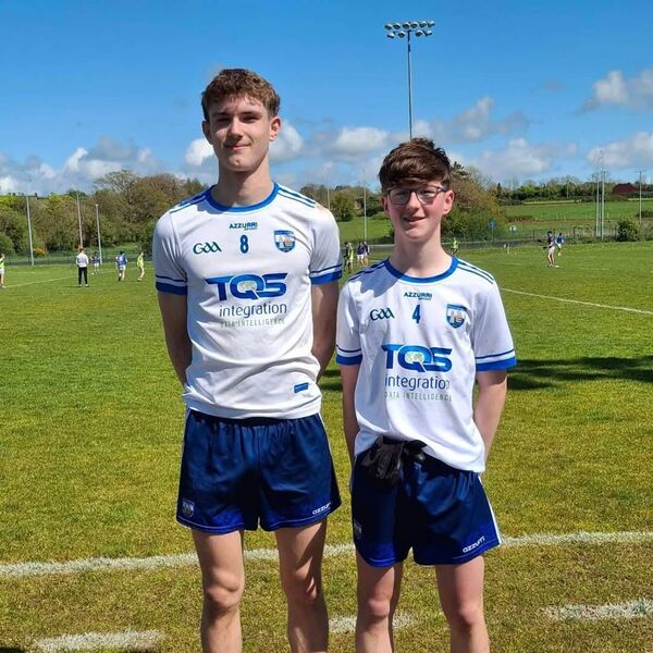 A huge well done to Theo and Cian who played U16 football, 1st round and had a brilliant win against Kildare, with Theo captaining the team. A huge well done to Theo and Cian who played U16 football, 1st round and had a brilliant win against Kildare, with Theo captaining the team.
