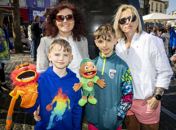  Reily, Jennifer, Adam and Michelle, pictured at John Roberts Square for a protest forr the children of Ireland who are locked out of appropriate education. Photo: Joe Evans