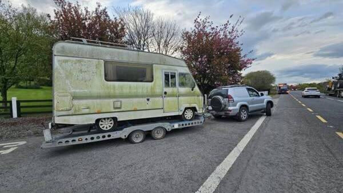 Learner jeep driver pulling trailer with camper had no insurance