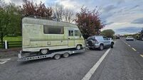 Learner jeep driver pulling trailer with camper had no insurance