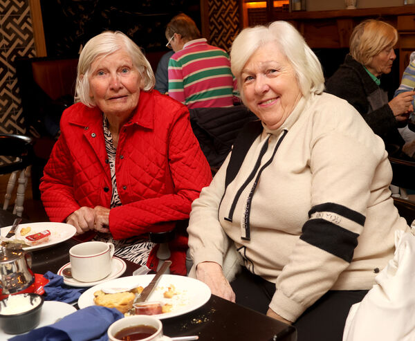 Pat Pendergast and Marion Kavanagh, at O'Neill's Bar Tramore, to support the Tramore Hospice Support Group coffee morning. Photo: Joe Evans Pat Pendergast and Marion Kavanagh, at O'Neill's Bar Tramore, to support the Tramore Hospice Support Group coffee morning. Photo: Joe Evans