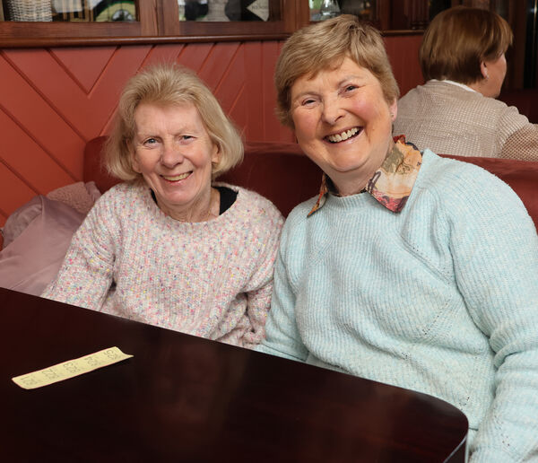 Pauline Hodge and Maeve McEvoy, at O'Neill's Bar Tramore, to support the Tramore Hospice Support Group coffee morning. Photo: Joe Evans Pauline Hodge and Maeve McEvoy, at O'Neill's Bar Tramore, to support the Tramore Hospice Support Group coffee morning. Photo: Joe Evans