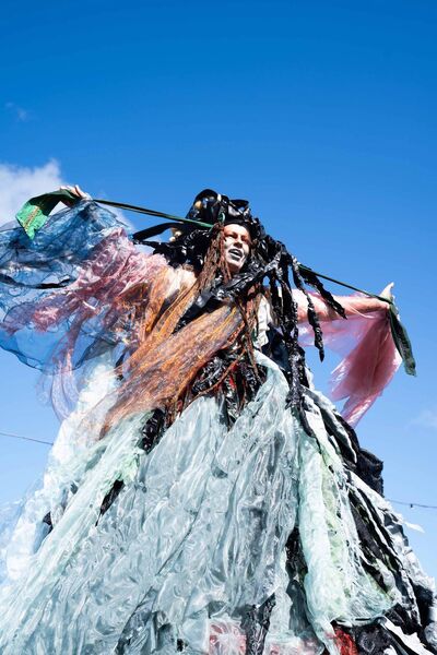 The Seaweed Queen during the Waterford Festival of Food. Photo Thalia Greaux The Seaweed Queen during the Waterford Festival of Food. Photo Thalia Greaux