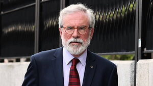 Gerry Adams says Spotlight allegations undermine peace progress