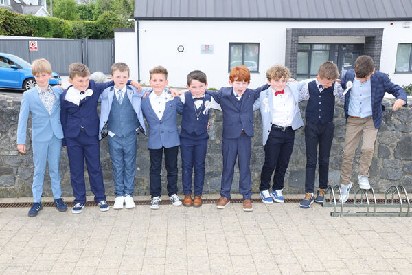  Pupils from Gaelscoil Phort Láirge who received their First Holy Communion at St. Mary's Church, Ballygunner.