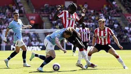 Southampton pass Derby’s record low after holding Man City to surprise draw