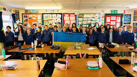 Co Antrim pupils building lasting links with Ukrainian school
