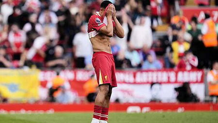 Trent Alexander-Arnold’s team-mates offer support after his treatment at Anfield