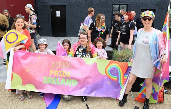 Neuro Pride Ireland at last year's Pride of the Déise event.