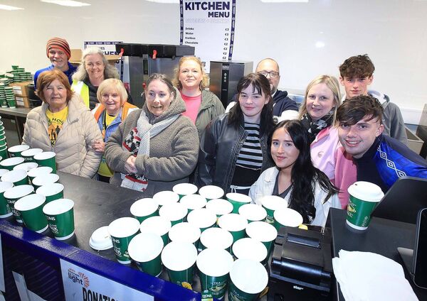 The wonderful helpers that kept the large crowd fed and watered in the RSC. Photo: Noel Browne The wonderful helpers that kept the large crowd fed and watered in the RSC. Photo: Noel Browne