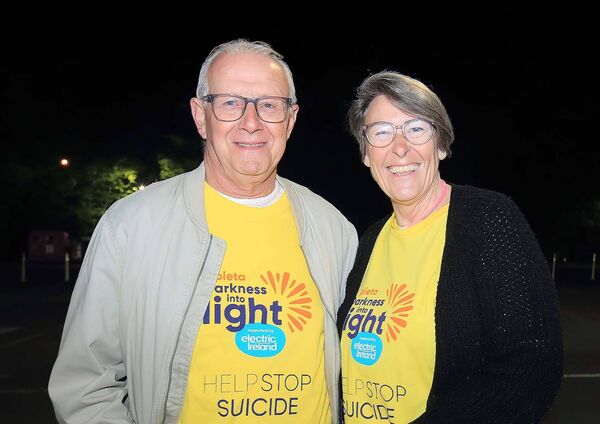 Tony and Sharon Comerford. Photo: Noel Browne