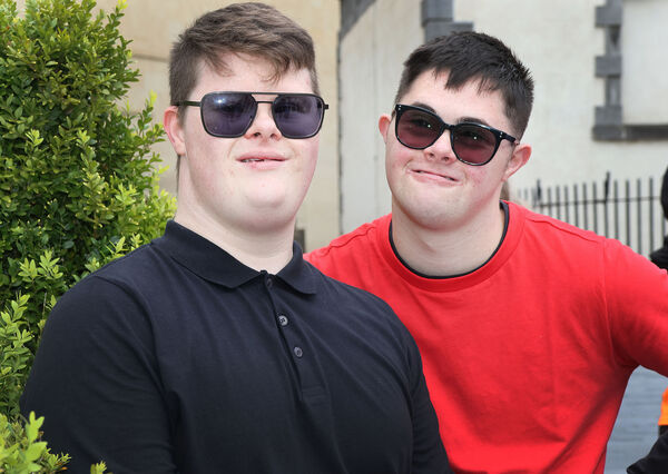  The Cool Kids, Sean and Zach, at Traces Dance Ensemble's Town Take-Over performance.