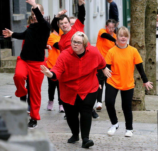  Traces Dance Ensemble's Town Take-Over performance.