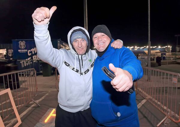 James and Darren Connolly all set for their walk in support of Pieta.