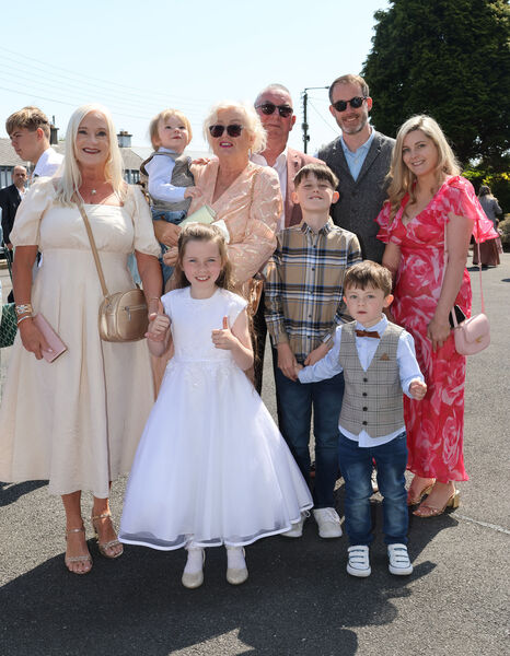  Sophie Fitzpatrick, Our Lady of Mercy, who received her First Holy Communion at the Holy Family Church.