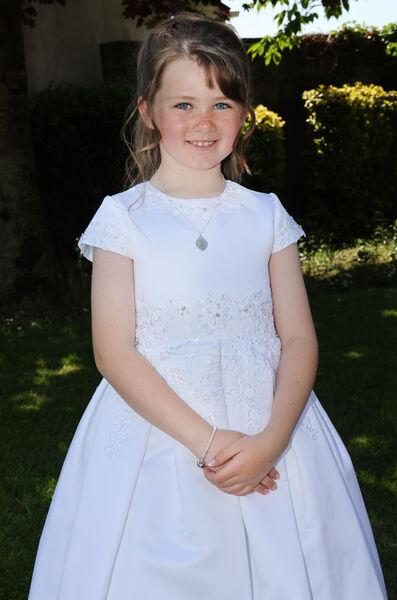  Tegan Flynn, Our Lady of Mercy, who received her First Holy Communion at the Holy Family Church.