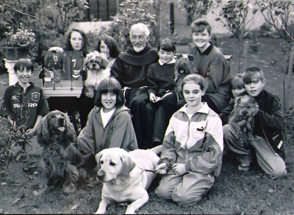 The 1994 annual blessing of the animals at the Friary Gardens were back, Aoife McGrath, Niamh McGrath, Bro. Columbanus, Suzanne Nolan and Lorraine McEvoy, front, Liam McGrath, Deirdre O'Neill, Lynsey Power and Gavin Wall The 1994 annual blessing of the animals at the Friary Gardens were back, Aoife McGrath, Niamh McGrath, Bro. Columbanus, Suzanne Nolan and Lorraine McEvoy, front, Liam McGrath, Deirdre O'Neill, Lynsey Power and Gavin Wall