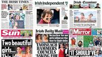 What the papers say: Thursday's front pages