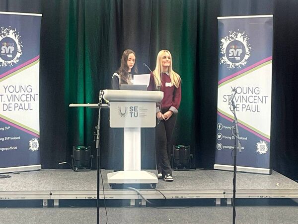 St Declan's Community College was well represented at the event in SETU Arena
