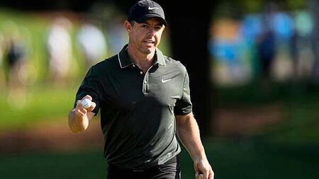 Rory McIlroy off to mixed start in bid for successive majors at PGA Championship