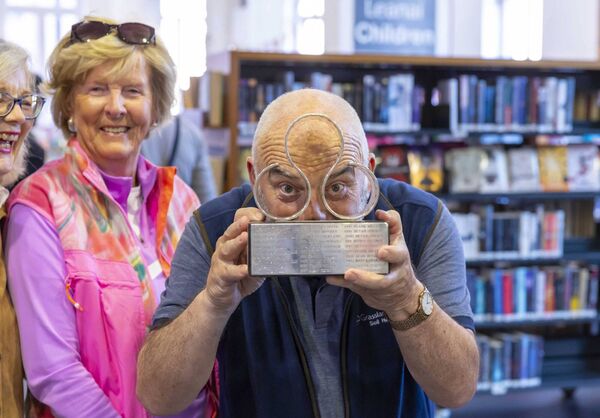 The AIB Press Photographer of the year award 2025 exhibition visited Waterford Central Library.. Pictured with the Award is Tom Tyler. Photograph: Patrick Browne The AIB Press Photographer of the year award 2025 exhibition visited Waterford Central Library.. Pictured with the Award is Tom Tyler. Photograph: Patrick Browne