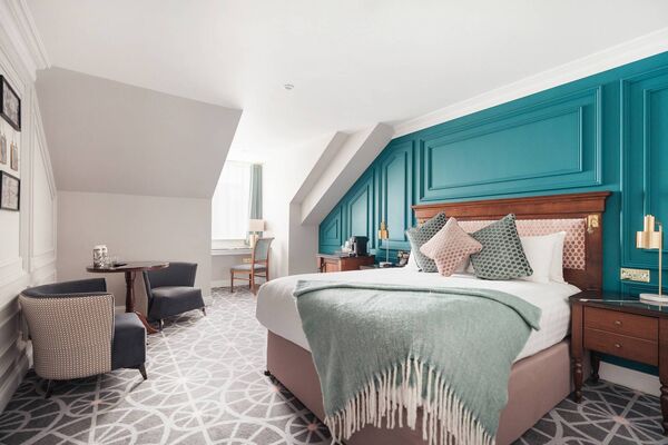 One of the impressive bedrooms in the Imperial Hotel