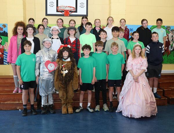Sixth Class pupils who performed in the Butlerstown NS production of The Wizard of Oz. Photo: Joe Evans Sixth Class pupils who performed in the Butlerstown NS production of The Wizard of Oz. Photo: Joe Evans