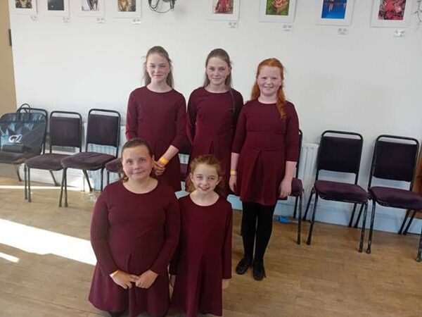 Members of the Sliabh gCua Set Dancing Club at the Fleadh Cheoil na nDéise in Ballyduff Upper
