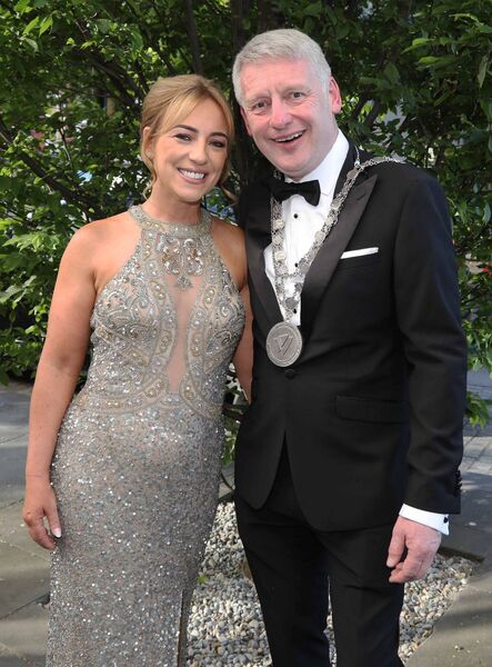 Cllr. Jason Murphy, Mayor of Waterford City & County, pictured with his fiancée Nicola Coughlan at the Mayor's Charity Ball. Photo: John Power Cllr. Jason Murphy, Mayor of Waterford City & County, pictured with his fiancée Nicola Coughlan at the Mayor's Charity Ball. Photo: John Power