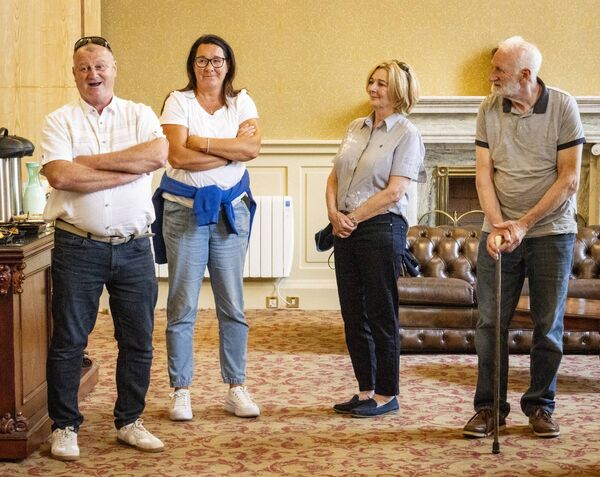 Cllr Jim Griffin, Gillian Hayes, Elaine and Gene Rohan, pictured at City Hall for the Mayoral Reception. Cllr Jim Griffin, Gillian Hayes, Elaine and Gene Rohan, pictured at City Hall for the Mayoral Reception.