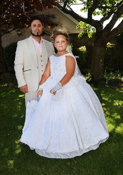 Savannah Delaney, Our Lady of Mercy, who received her First Holy Communion at the Holy Family Church. Savannah Delaney, Our Lady of Mercy, who received her First Holy Communion at the Holy Family Church.