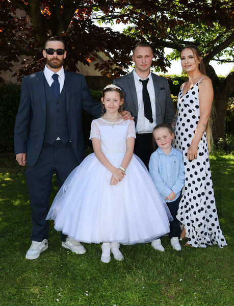 Harper Taylor O'Brien, Our Lady of Mercy, who received her First Holy Communion at the Holy Family Church. Harper Taylor O'Brien, Our Lady of Mercy, who received her First Holy Communion at the Holy Family Church.