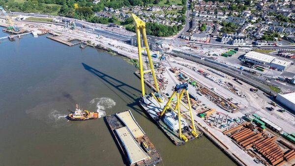 How and when to view the historic Sustainable Transport Bridge lifting and installation