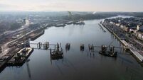 New Bridge Update: First bridge span to be lifted into place