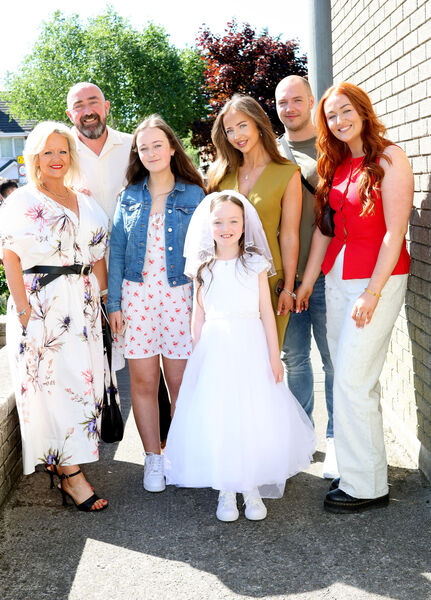  Delilah Sheridan, St. Ursula's, who received her First Holy Communion at the Sacred Heart Church.