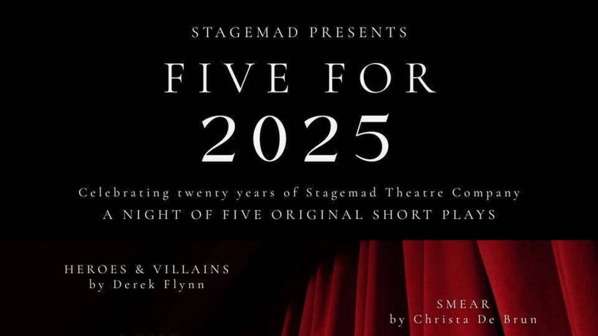 Stagemad theatre to celebrate 20th anniversary with five plays
