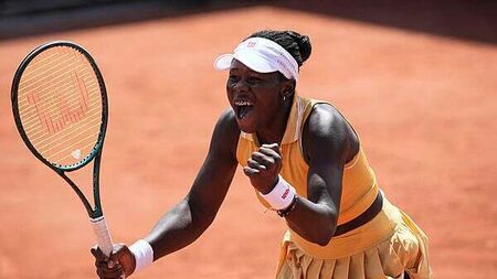 Victoria Mboko continues rapid rise by winning on grand slam debut
