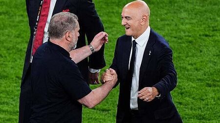 Daniel Levy gives no clarity on Ange Postecoglou future in end-of-season message