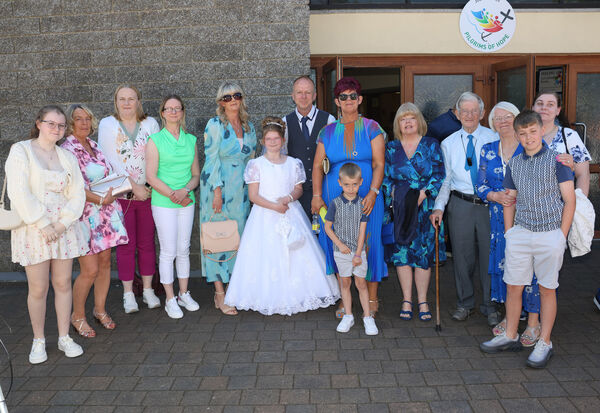  Lily Ryan, Presentation, who received her First Holy Communion at St. Paul's Church.