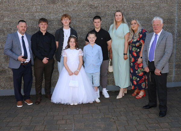  Charlotte Cox Paul, Presentation, who received her First Holy Communion at St. Paul's Church.