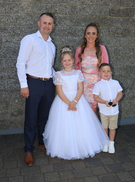  Arianna Quigley, Presentation, who received her First Holy Communion at St. Paul's Church.