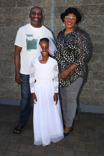Teni Adereni, Presentation, who received her First Holy Communion at St. Paul's Church.