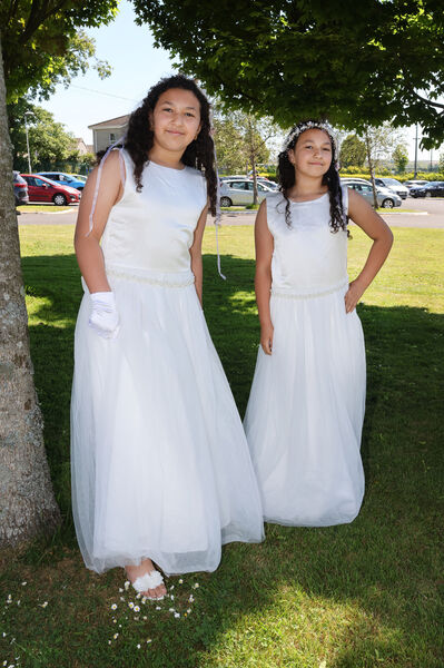  Maria and Anna, Presentation, who received her First Holy Communion at St. Paul's Church.
