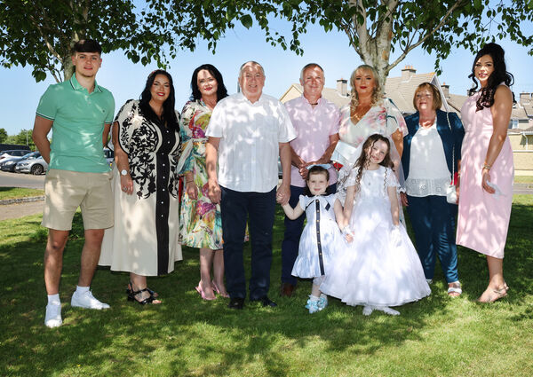  Ann Kate Delahunty, Presentation, who received her First Holy Communion at St. Paul's Church.