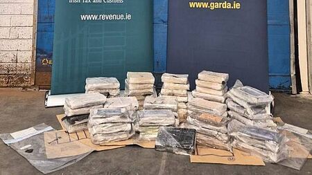 Two men arrested after seizure of €5.39 million worth of heroin and cocaine