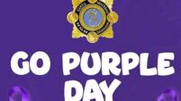 Waterford Gardaí support 'Go Purple Day' initiative
