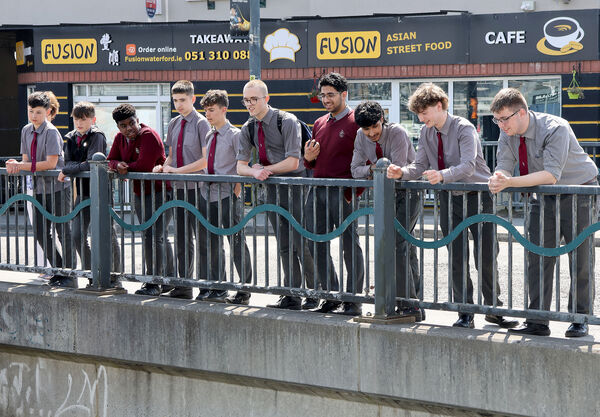 Pictured at the De La Salle College 2025 Duck Race. The students with the winning ducks were as follows, Jack Kelly (2PN), Toby Cooke (2EH), Eoin O'Farrell (2AD), and the staff with winning ducks included, Mr. Mahony, Ms. Normoyle and Ms. Hearne. All proceeds are going to running Inclusivity Week at the college. All Photos: Joe Evans Pictured at the De La Salle College 2025 Duck Race. The students with the winning ducks were as follows, Jack Kelly (2PN), Toby Cooke (2EH), Eoin O'Farrell (2AD), and the staff with winning ducks included, Mr. Mahony, Ms. Normoyle and Ms. Hearne. All proceeds are going to running Inclusivity Week at the college. All Photos: Joe Evans
